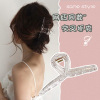 Metal hairgrip from pearl, crab pin, big shark, hairpins for bath, hair accessory