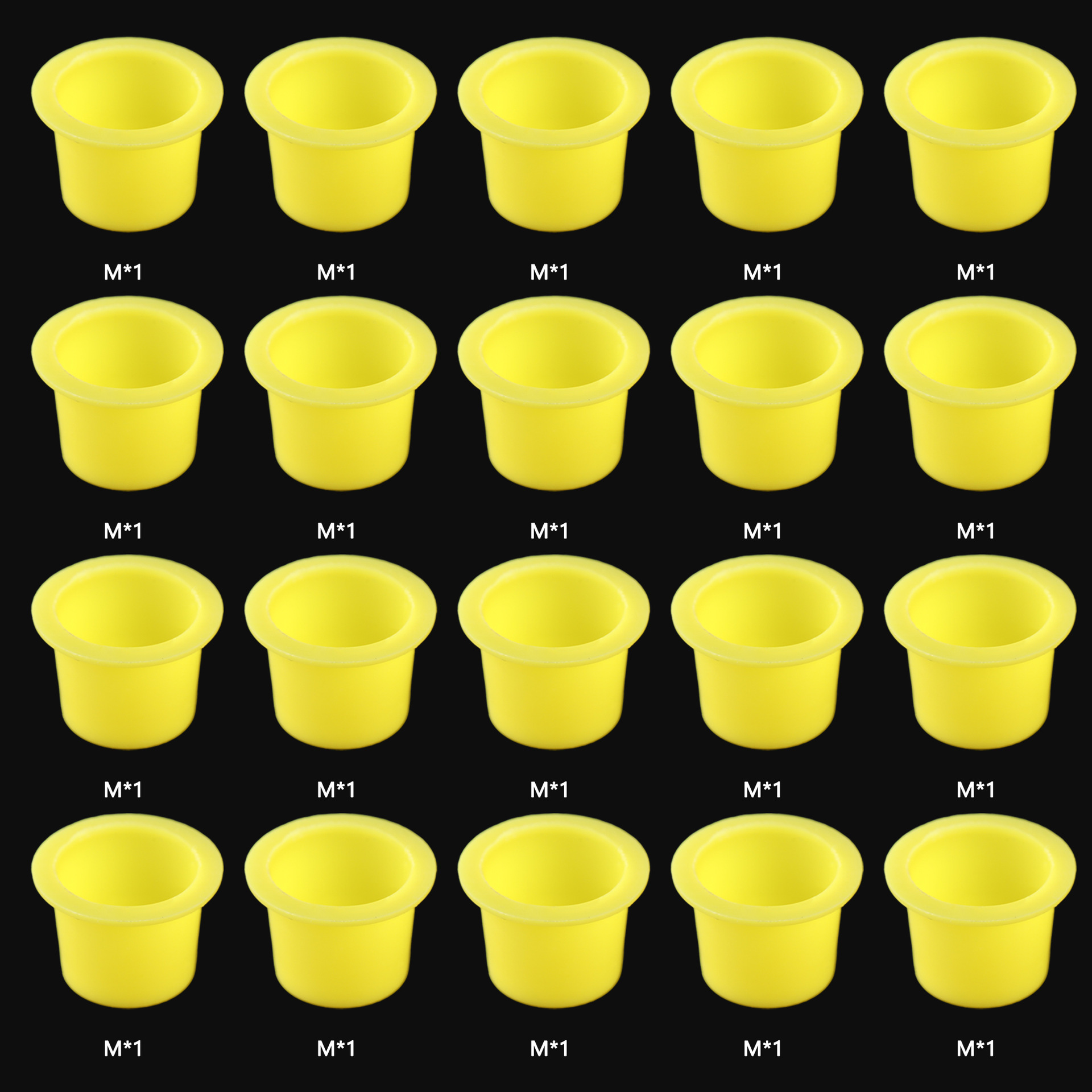 Tazas de color de tatuaje tazas de color de plástico tazas de color de tinta estantes tazas de color de tinta equipos de belleza al por mayor transfronterizos al por mayor