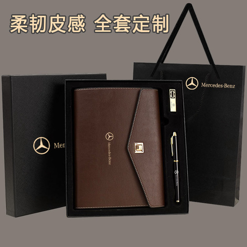 Custom Business Section Notebook with High-Quality Design, Wenzhou Section Notebook Gift Box Set, Tri-fold Section Planner Notebook