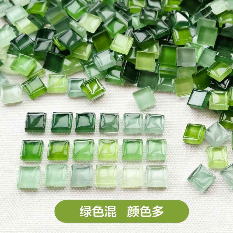 混色1200粒1公斤水晶马赛克贴片1千克1厘米小颗粒手工亲子1KG特卖|undefined