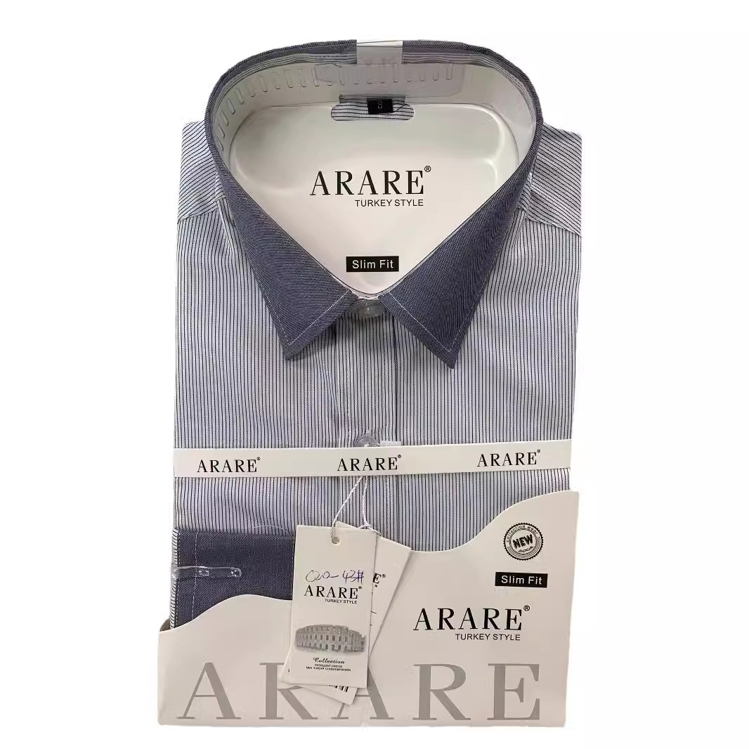 Men's Long Sleeved Solid Color Cardigan Shirt Basic Elegant Style Single Breasted Polyester Casual Shirt_viptrois.com