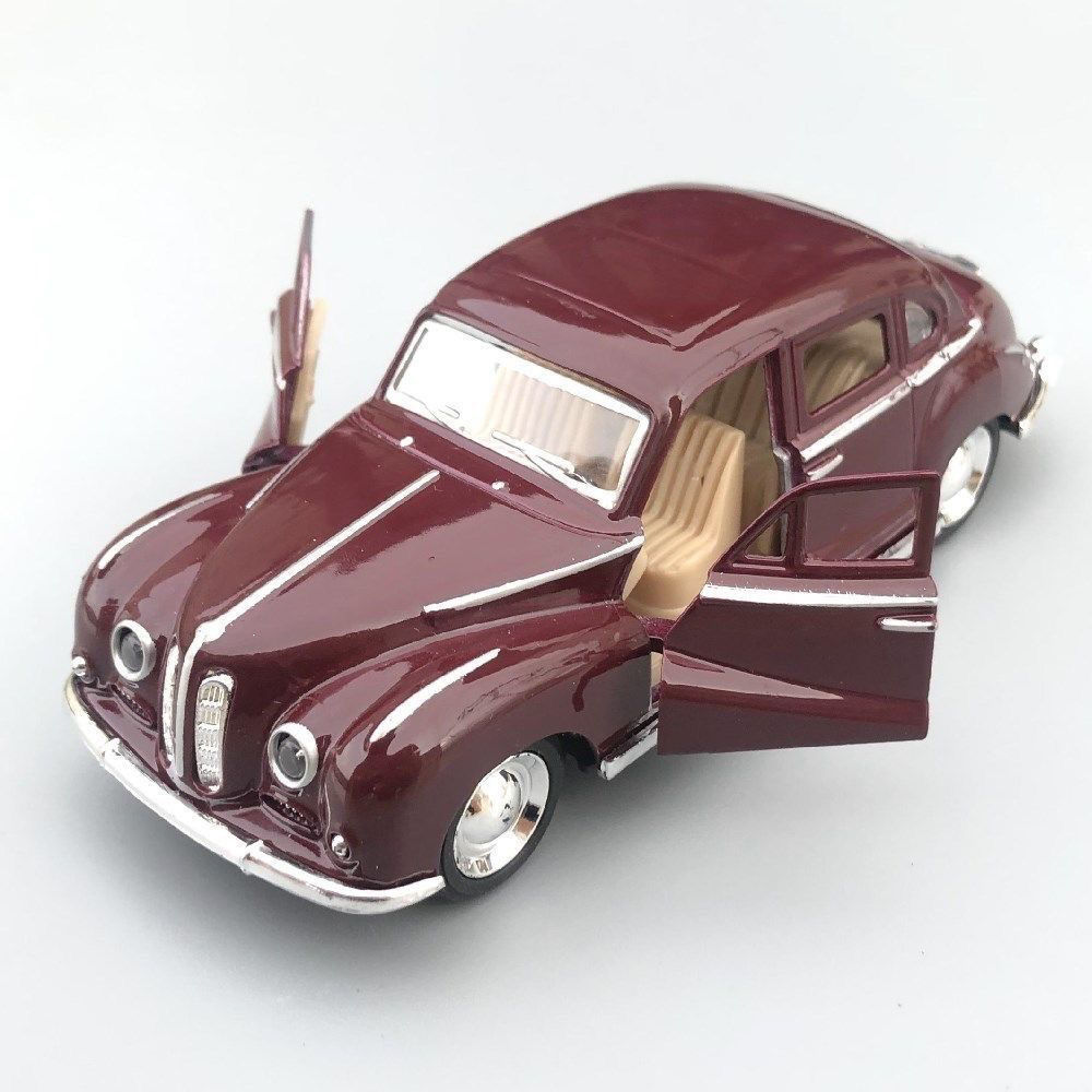 Envío gratis aleación de doble puerta retro convertible coche clásico modelo de coche niño niño juguete pastel horneado