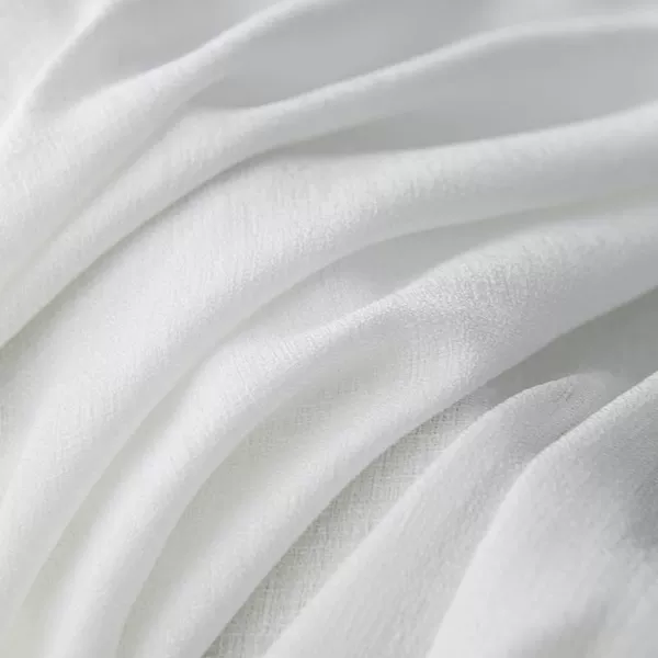 A40 thickened burlap yarn - white - butterfly embossed lace