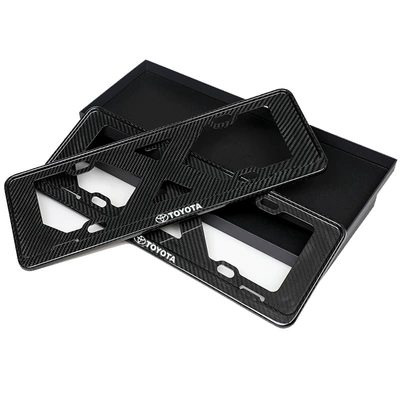 Frame License Plate Frame – License plate holder/license plate holder - toyotapair-real-carbon-fiber