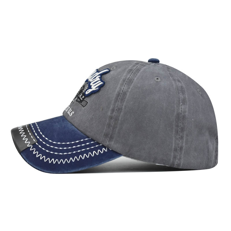 Hombres Básico Águila Bordado Aleros Curvos Gorra De Beisbol display picture 10