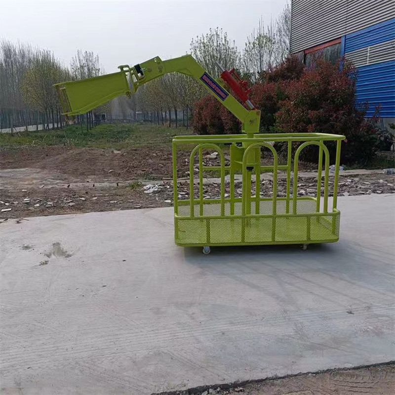 鲁鸿外墙用吊框顶框 带手刹自动调平吊笼高空作业吊车吊篮