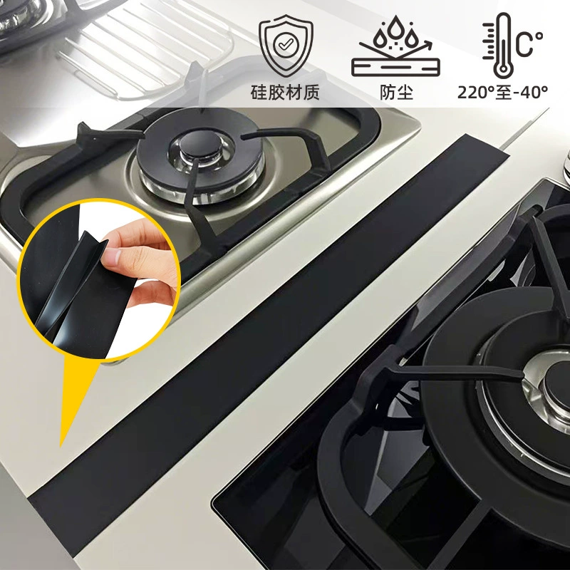 Хиты продаж на Amazon дорожная полоса стыка плиты Кухонная варочная панель против загрязнений T-образная полоса силиконовая вставная лента