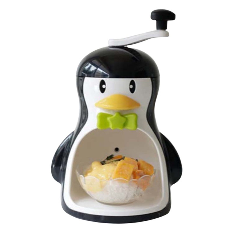 Pearl Japan Showa Penguin Ice Crusher White Bear Shaved Ice Machine Home Manual Smoothie Machine Mianmian Smoothie Machine