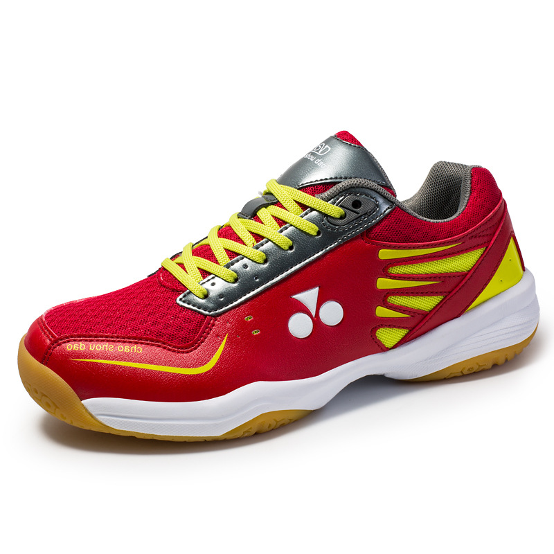 Nuevos zapatos de bádminton de malla transfronterizos zapatos de tenis de entrenamiento ligero zapatos deportivos antideslizantes al por mayor