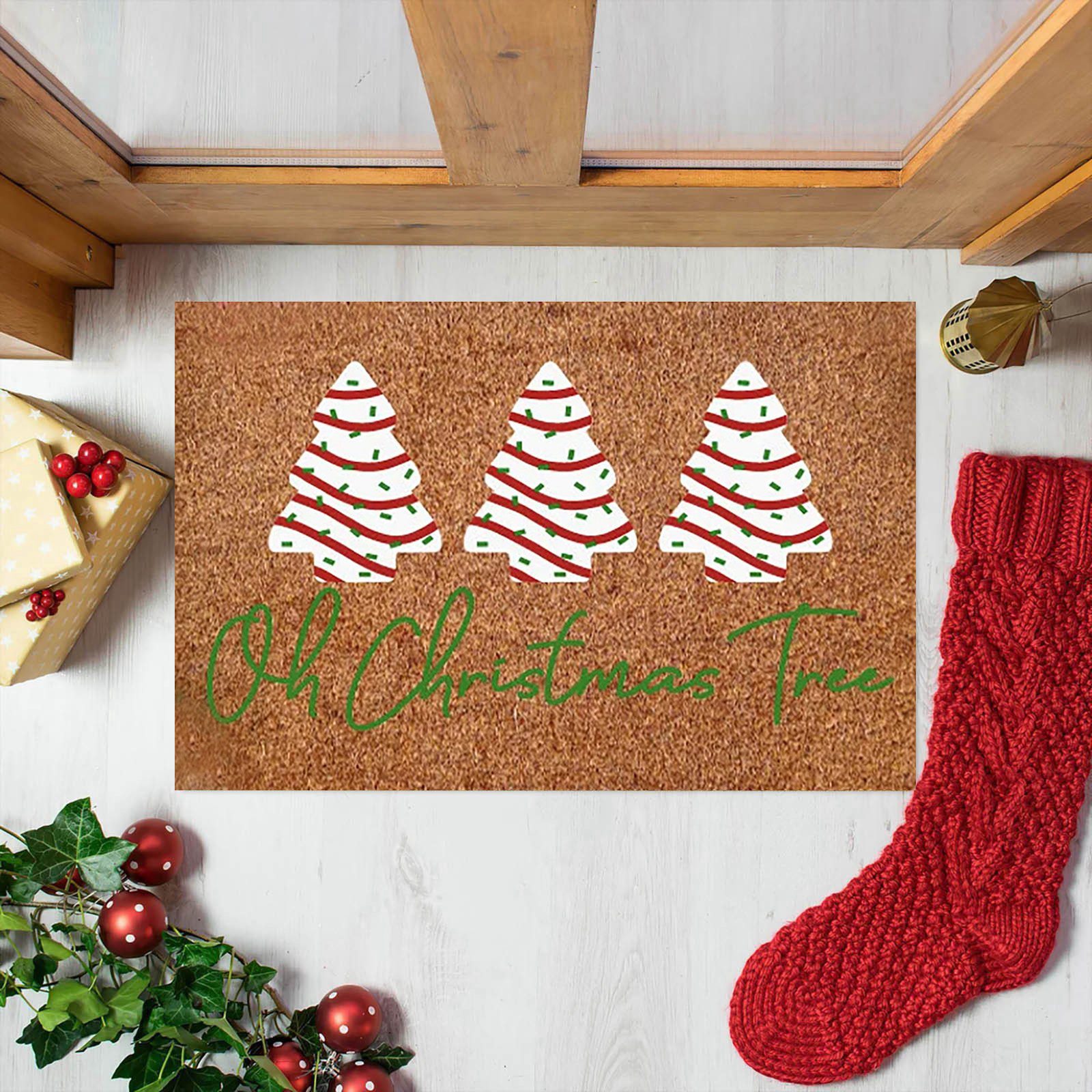 Protiskluzová rohožka do vstupních dveří s písmenem, vodotěsná rohožka do koupelny a kuchyně_voghion.com