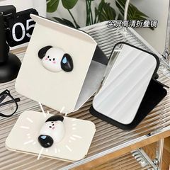 小帕化妝鏡摺疊台式便攜隨身高清學生宿舍公主女大小號桌面梳妝鏡