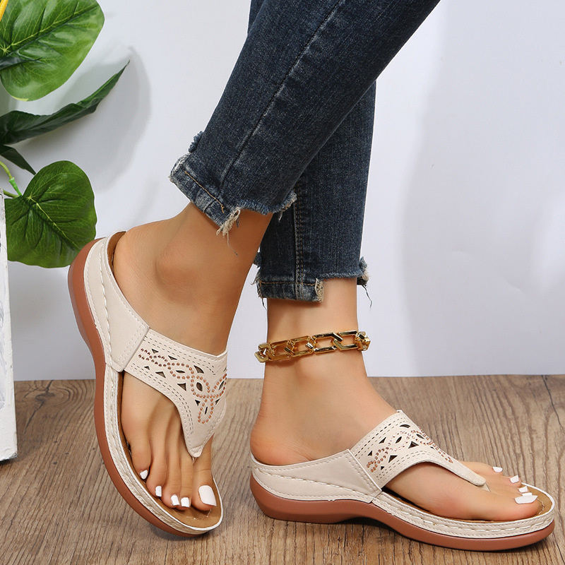 Women's Vintage Style Solid Color Open Toe Ankle Strap Sandals display picture 8