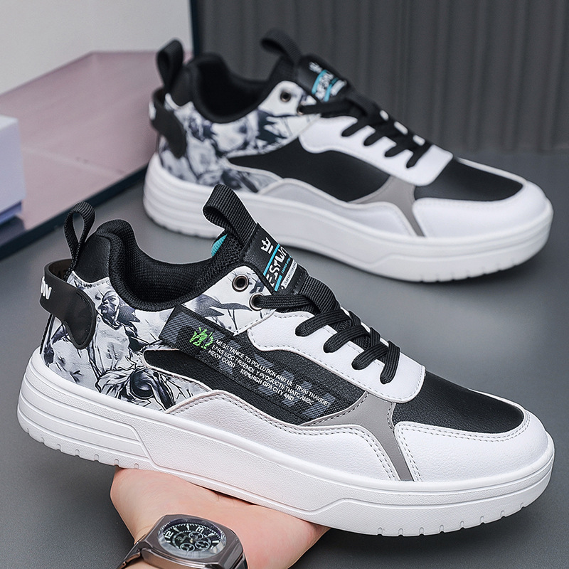 036 white and black [cold sticky shoes]