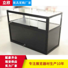 厂家直供铝合金玻璃展示柜 珠宝展会化妆品首饰折叠玻璃展示柜