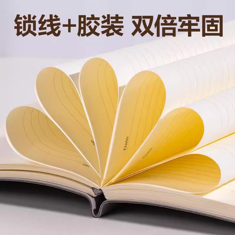 델리 BP103 가죽노트 A5 210MM×143MM 120매 | 노트북 양가죽노트