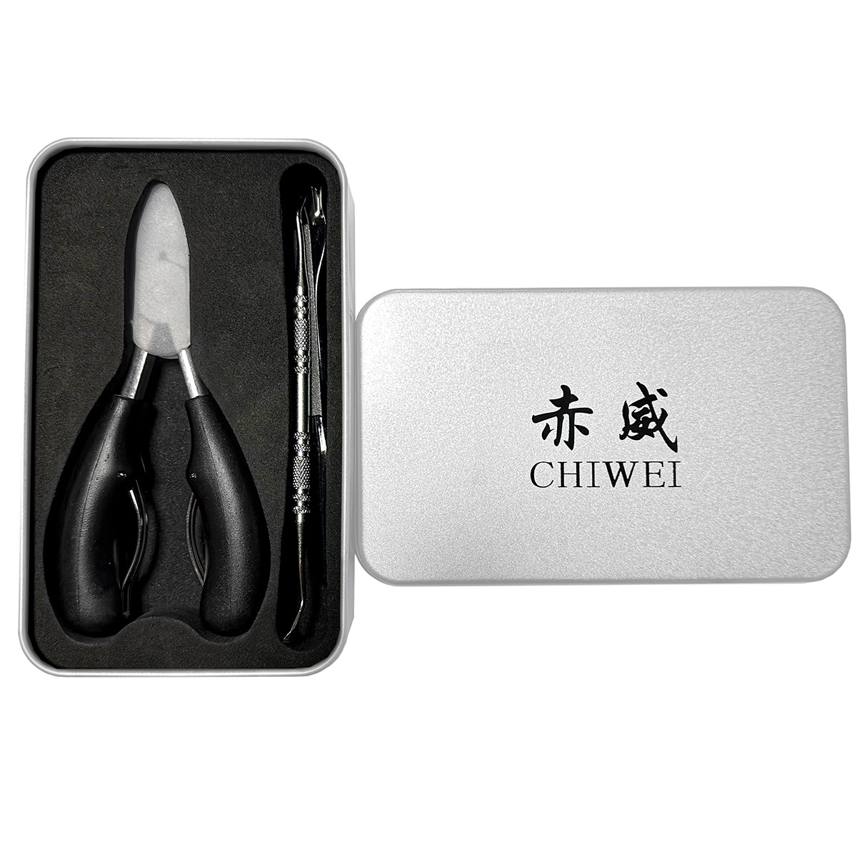 Black Eagle nose pliers boxed-[nail remover + nail file + dead skin push]]