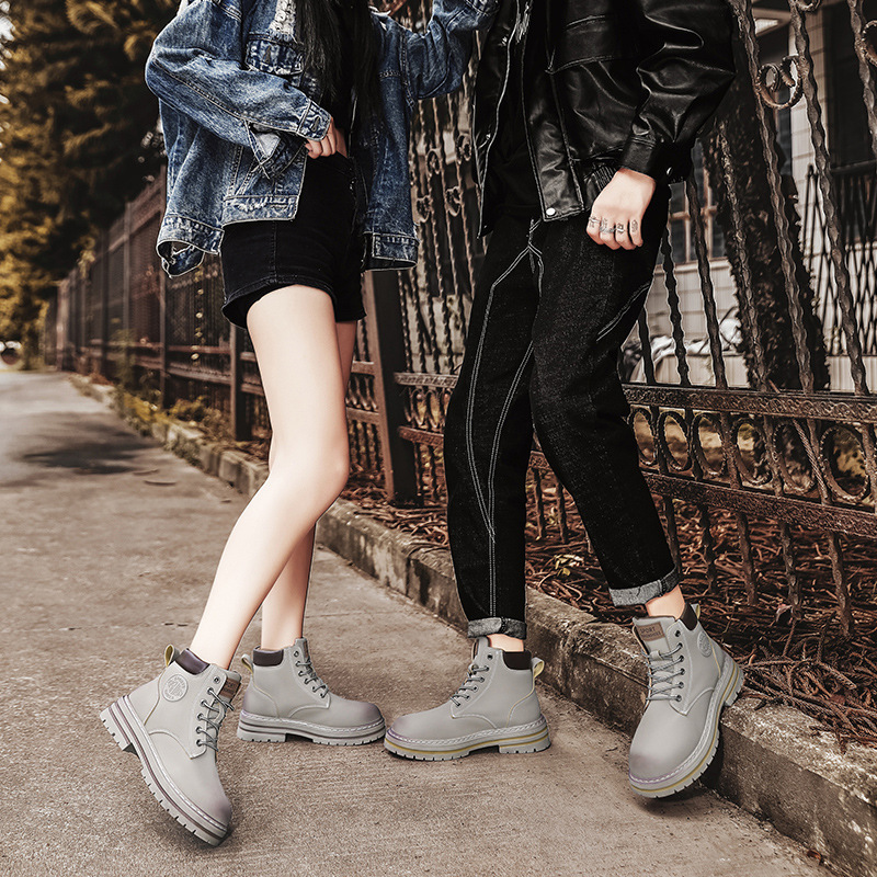 Couple Martin Boots for Men and Women 2022 Autumn/Winter New Retro British High-Top Simple and Versatile Men's Casual Motorcycles Boots