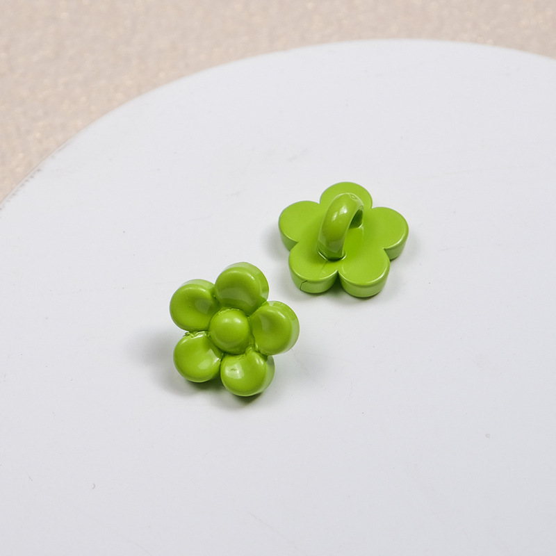 烤漆背孔扣子花朵珠小花包挂隔珠串散珠手机链条手链diy饰品配件|undefined