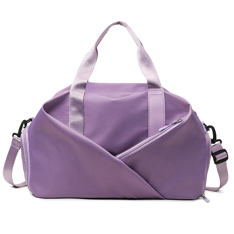 Sports Bag Women's Fitness Bag Women's Dry Wet Separation Small Lightweight Large Capacity Hand-held Diagonal Cross Short Distance Travel_voghion.com