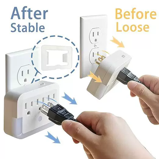 American Standard Fastening Socket Conversion Cover American 2-Pin Socket Converter Americanocket Converter