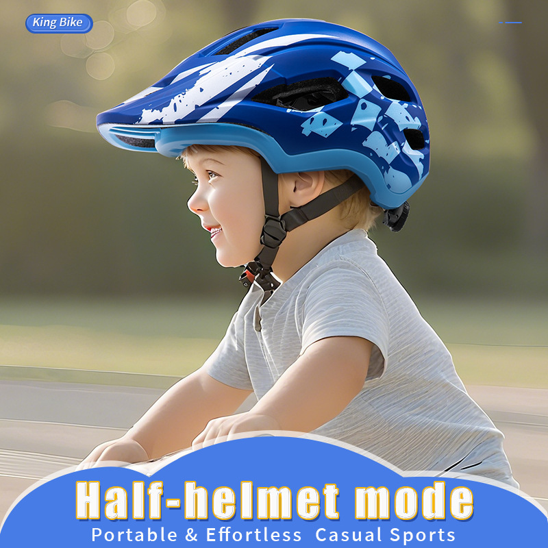 キングバイク子供スポーツフルヘルメット自転车ローラースケートボードライディングヘルメット6-12歳子供ヘルメット男|undefined