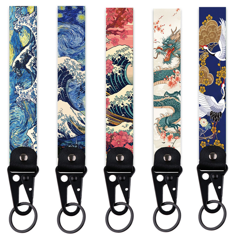 Japanese Wave Eagle Hook Mountaineering Buckle Work Card Set Alloy Eagle Key Chain Wrist Belt Lanyard Jewelry Buckle