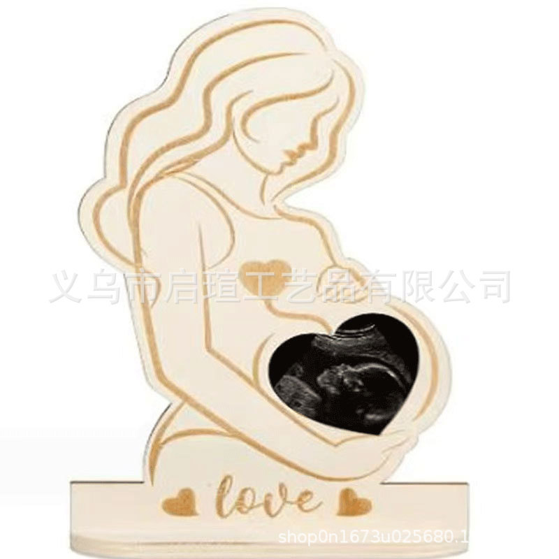 Handicraft ornaments set up baby's birth commemoration set up brand baby ultrasonic detection B ultrasound souvenir in stock for pregnant mother
