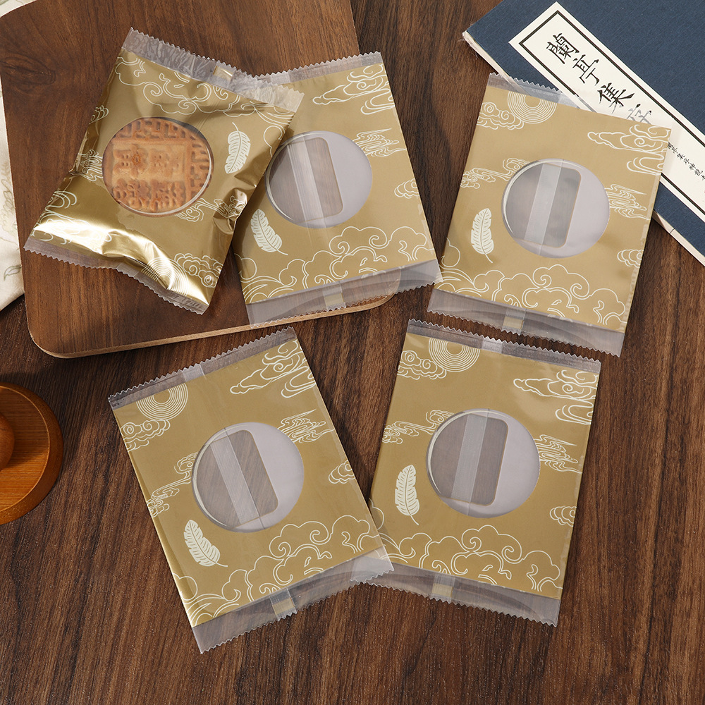 new pattern Mid-Autumn Festival Moon Cake Packaging bag originality Retro Moon cakes Mechanical seal Self sealing bag Food grade Bag