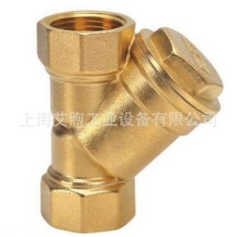 GL11W-16T 内螺纹黄铜Y型过滤器 内螺纹Y型过滤器 Y型黄铜过滤器