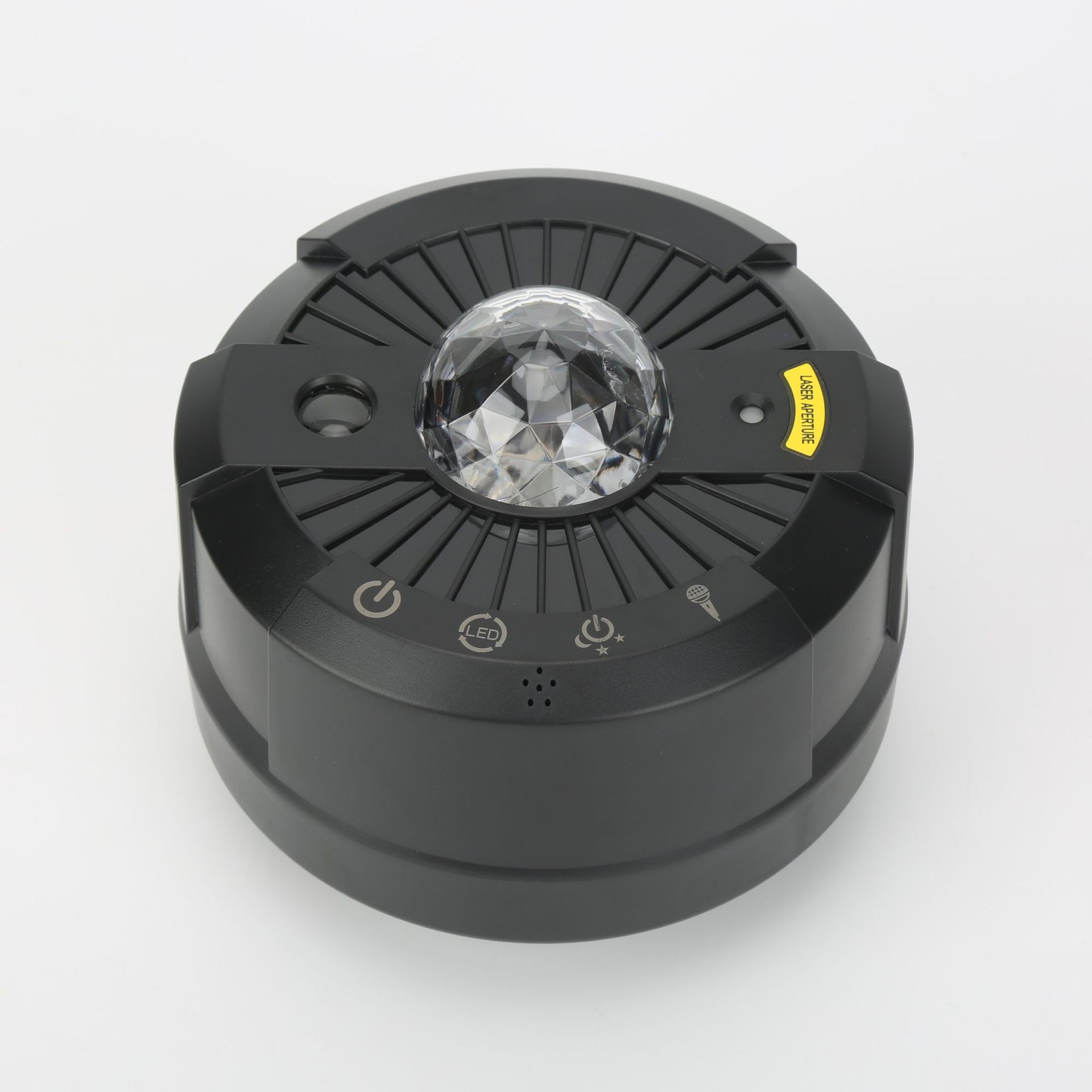 月亮星空灯黑色涂鸦智能APP激光投影夜灯浪漫氛围灯厂家加工定制