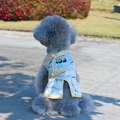 2025新型ペット服新中国風パンダ抱竹泰迪比熊博美犬猫ベスト