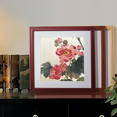wholesale Chinese style Square Photo frame Chinese painting Frame 68 10 inch 35 38 centimeter Rice paper Calligraphy