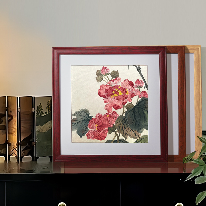 wholesale Chinese style Square Photo frame Chinese painting Frame 68 10 inch 35 38 centimeter Rice paper Calligraphy