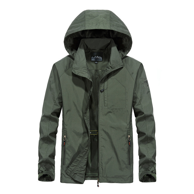 Spring and Autumn Men's Jackets Outdoor Casual Multi-Pocket Jackets Quick-Drying Breathable Jackets Men's Clothing