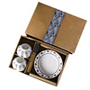 Retro tableware, set, gift box, light luxury style, Birthday gift