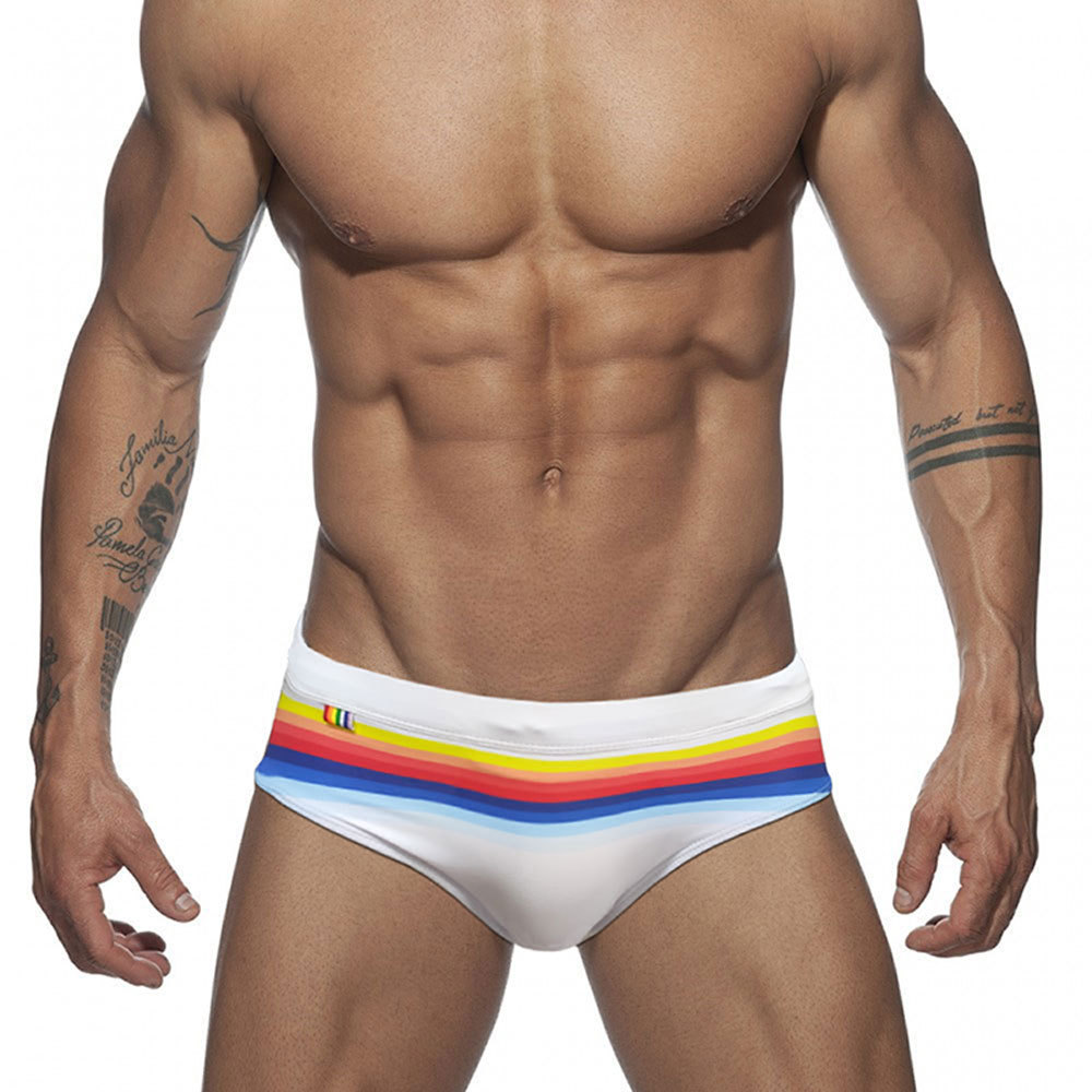UXH Men's Swim Trunks in White