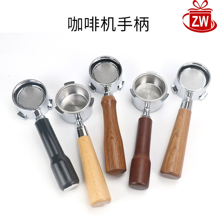 Coffee machine, handle, metal extract stainless steel, 51mm