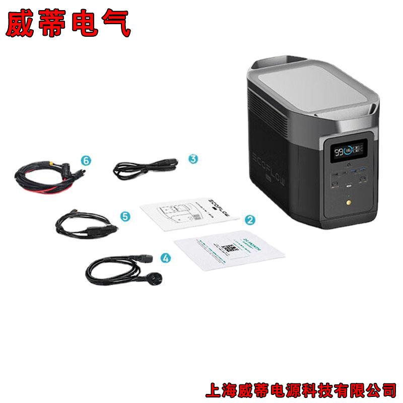 Ecoflow Zhenghao Fuente de alimentación al aire libre DE2 DELTA 2 1800W Fuente de alimentación de reserva móvil portátil para vehículos