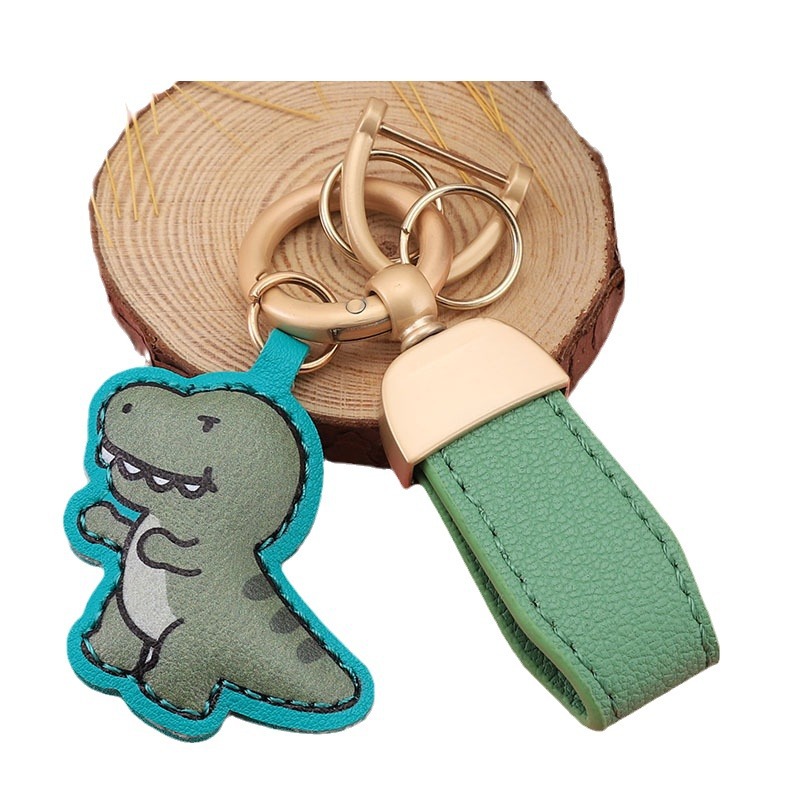 Nuevo llavero de piel de cordero francés pequeño llavero fresco colgante mini bolso corto colgante pequeño joyería