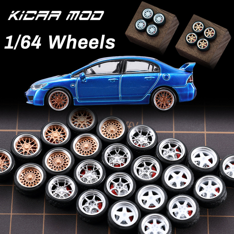 KICAR cross-border 1/64 wheel hub modification, 11mm caliper disc brake, metal rim, suitable for Hot Wheels minigt KICAR cross-border 1/64 wheel hub modification, 11mm caliper disc brake, metal rim, suitable for Hot Wheels minigt