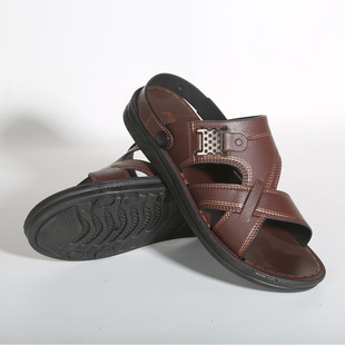 Summer new sandals men's outdoor beach shoes non-slip soft bottom dual-use sandals waterproof casual shoes supermarket wholesale