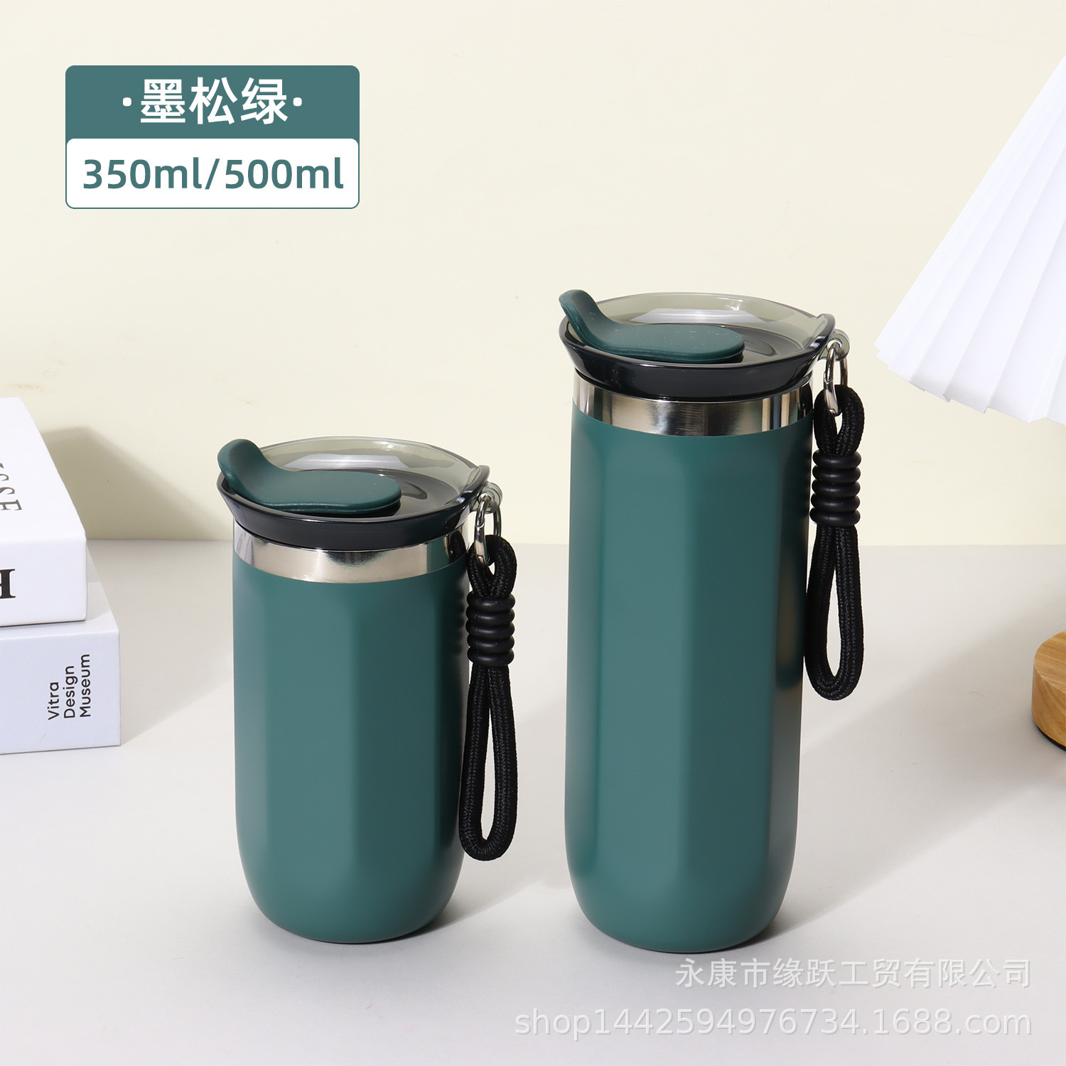 Taza de café helado simple de verano, taza diaria de alto valor, taza de café helado, taza de bebida caliente para hombres y mujeres con tapa portátil, taza de aislamiento térmico