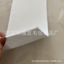 白色针扎棉印刷底布不织布 5mm加厚隔热吸水复合印花无纺布布料
