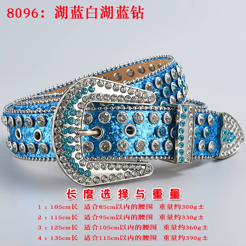 Пояс 3 шт, пояс из акрилового страза в форме diamonds, панк стиль, длины 105–135 см