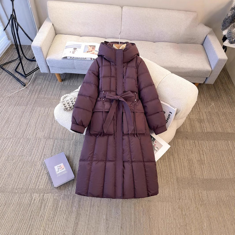 2025 New Winter Style Over-The-Knee Long Cotton Jacket, Fashionable Slim Hooded Warm and Stylish Cotton Jacket for Women Thick 2025 New Winter Style Over-The-Knee Long Cotton Jacket, Fashionable Slim Hooded Warm and Stylish Cotton Jacket for Women Thick