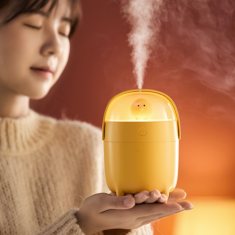 (2개) 공장 직접 공급 새로운 작은 문어 가습기 MENG 사랑 데스크탑 수화물 실내 아로마 테라피 가습 공기 청정기