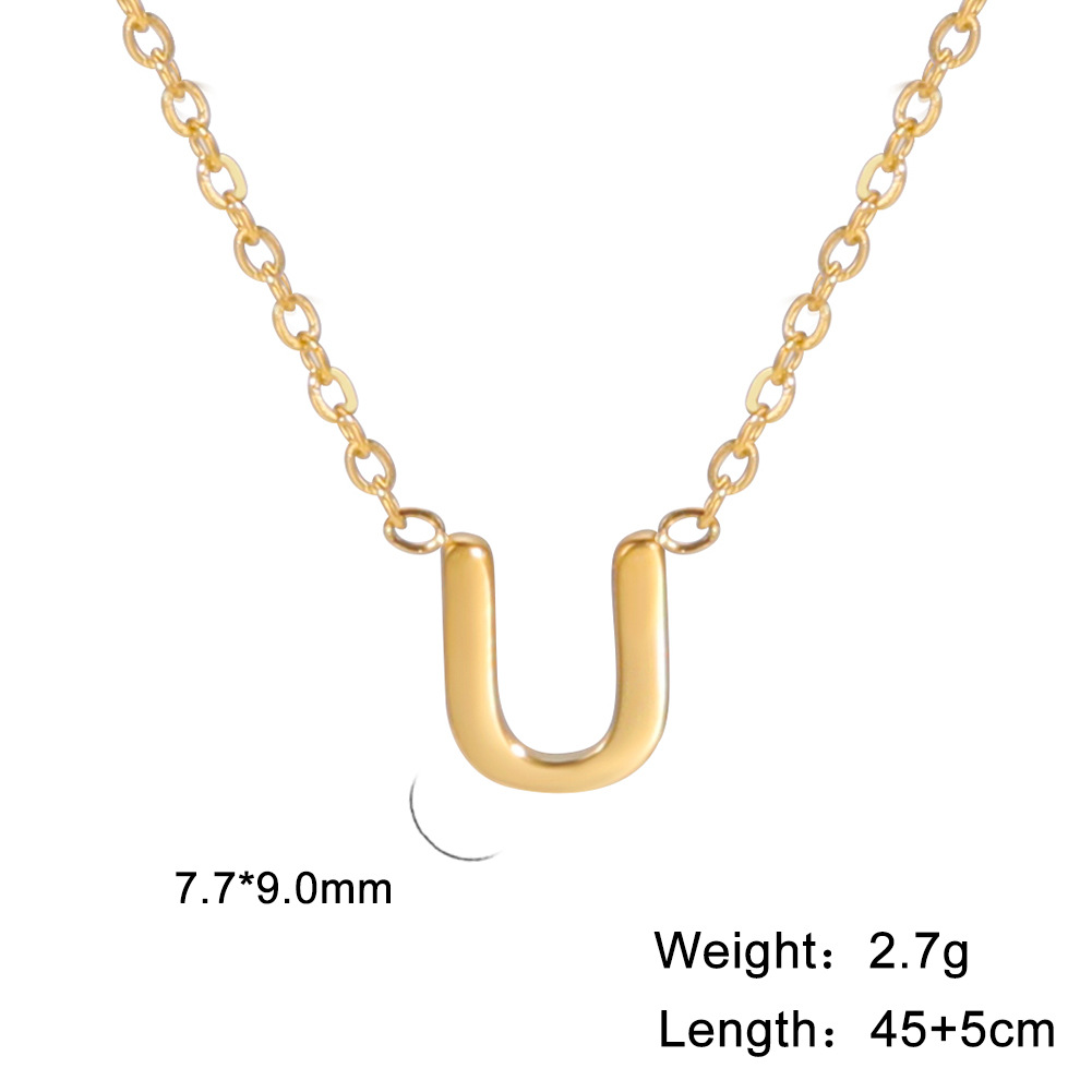 Golden, letter U