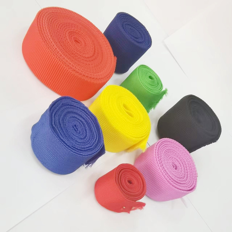 PP丙纶空心织带黑白彩色中空带箱包手提空心管保护套双层织带