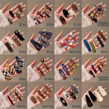 秋冬高级感发夹女2025新款前额侧边碎发刘海鸭嘴夹发卡小夹子头饰