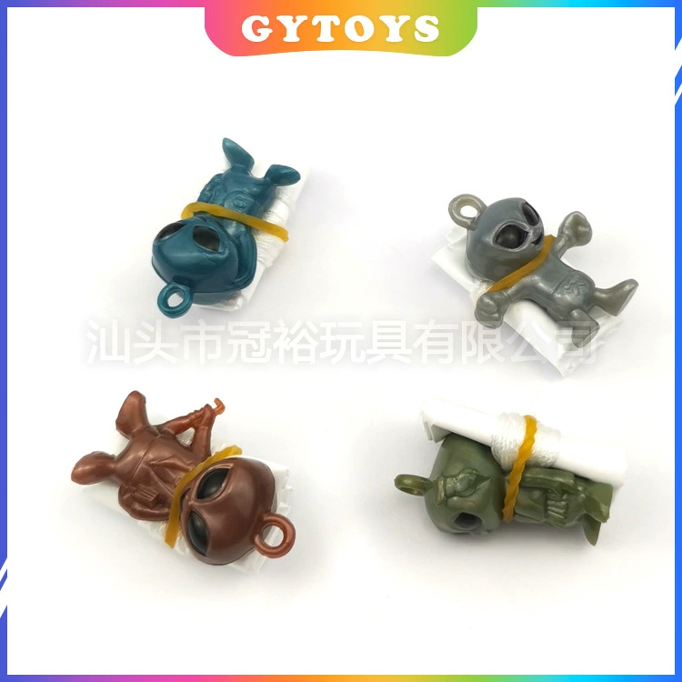 Внешняя торговля Горячая новая экзотическая игрушка Квадратная спортивная детская рука бросает парашют инопланетян маленькие игрушки